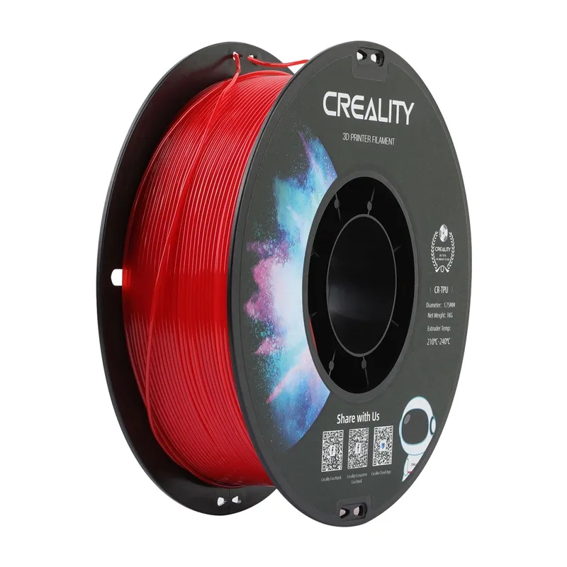 Filament CREALITY CR-TPU 1,75 mm 1 kg Do Druku 3D - Czerwony