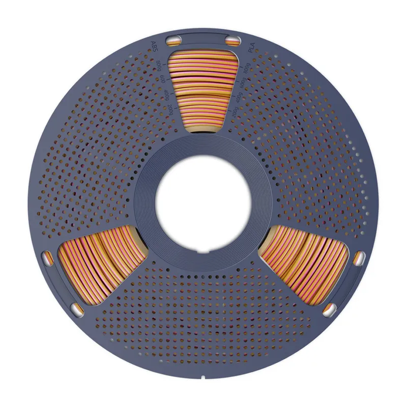 Filament SUNLU PLA+ Silk Tri-Color 1.75mm 1kg - Czerwono-Żółto-Niebieski