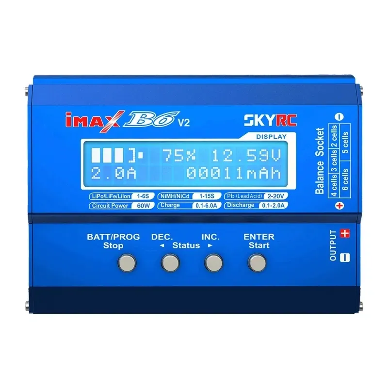 Ładowarka SKYRC IMax B6 V2 60W 6A Do Akumulatorów LiPo LiFe