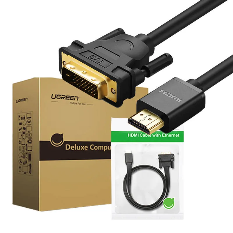Kabel UGREEN HDMI-DVI 1,5m - Czarny