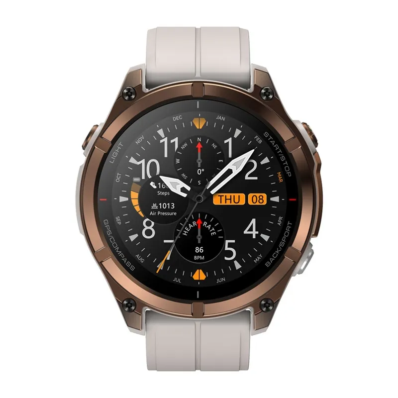 Smartwatch ZEBLAZE Stratos 4 Pro 1,43" AMOLED GPS 60 Dni - Brązowy