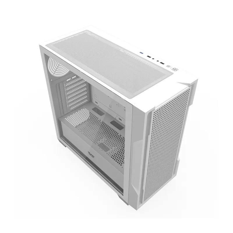 Obudowa Komputerowa DARKFLASH DS900 Mesh ATX Bez Wentylatorów - Biała