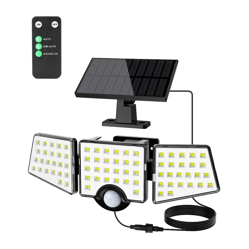 Lampa Solarna LEPRO 640005-DW Z Czujnikiem Ruchu 1000 Lumenów