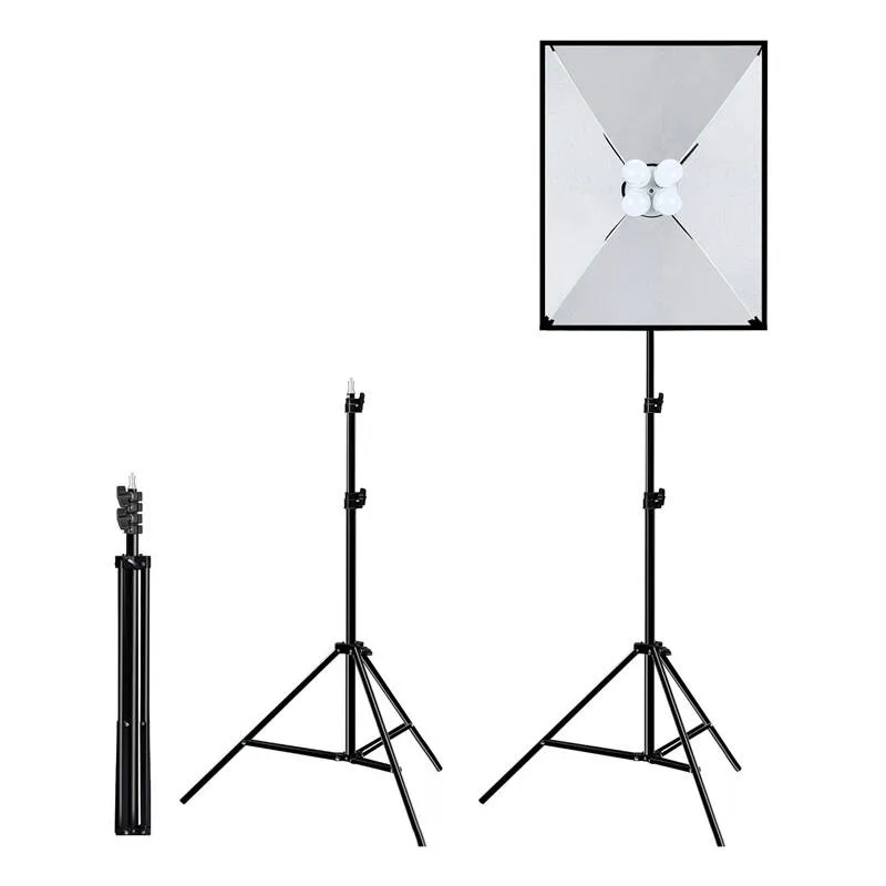 Zestaw Oświetleniowy PULUZ 50x70cm Ze Statywem I 4 Żarówkami LED