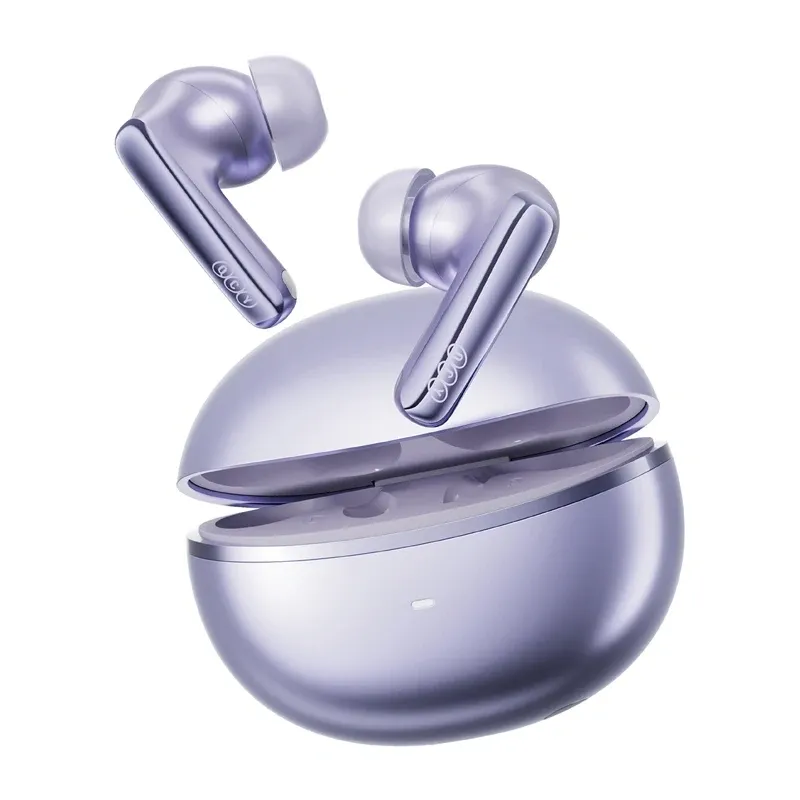 Słuchawki TWS QCY N70 HT18 LITE Bluetooth 6.0 ANC - Fioletowe