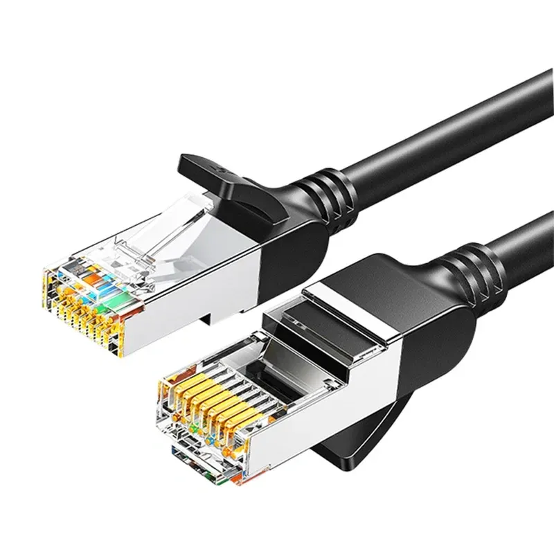 Kabel Ethernet UGREEN CAT.6 RJ45 1m UTP Metalowe Wtyczki - Czarny