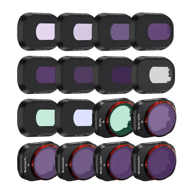 Filtry FREEWELL Mega Pack DJI Mini 4 Pro 16 szt