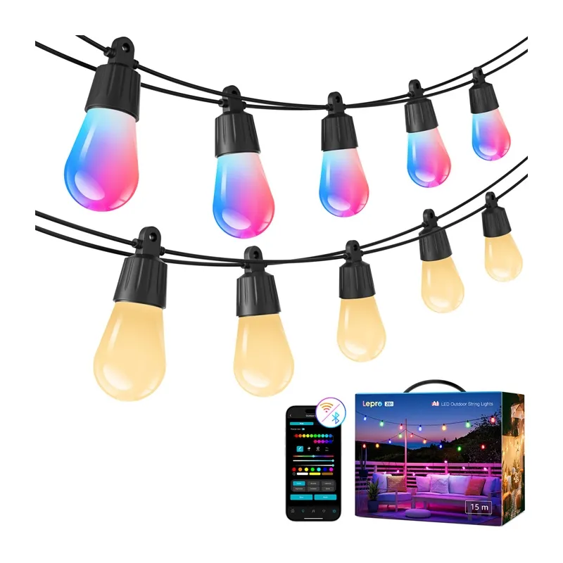 Girlanda Świetlna LEPRO ZB1-15 Wi-Fi 15m RGB