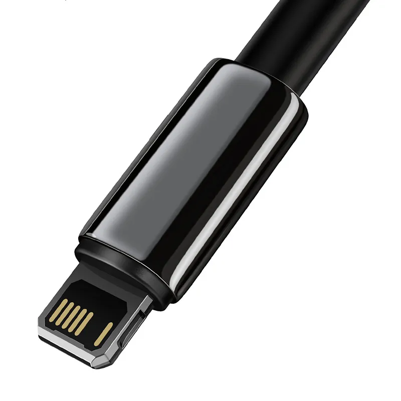 Kabel BASEUS Tungsten Gold USB-A Lightning 2m - Czarny