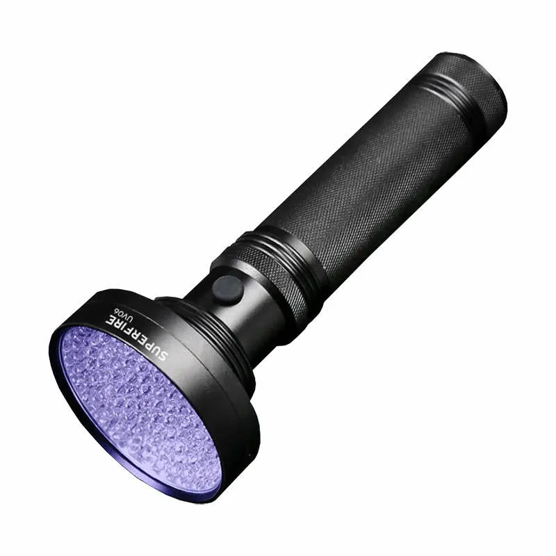 Latarka UV SUPERFIRE UV06 395NM Wodoodporna - Czarny