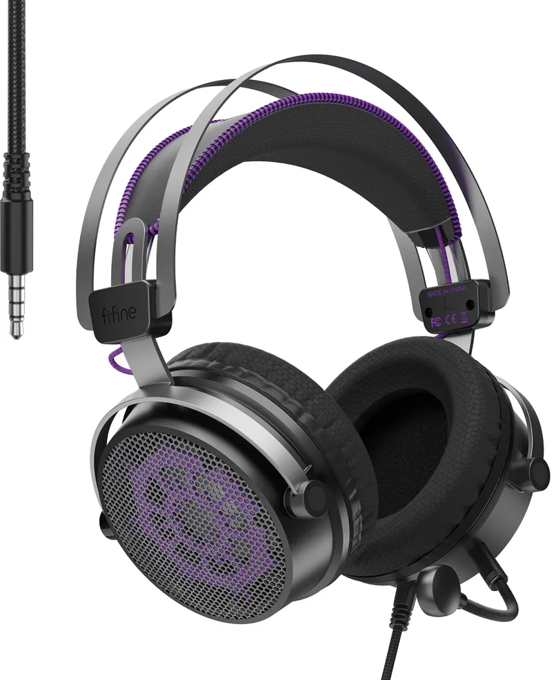 Słuchawki Gamingowe FIFINE H18 Z Mikrofonem 7.1 Surround - Czarne