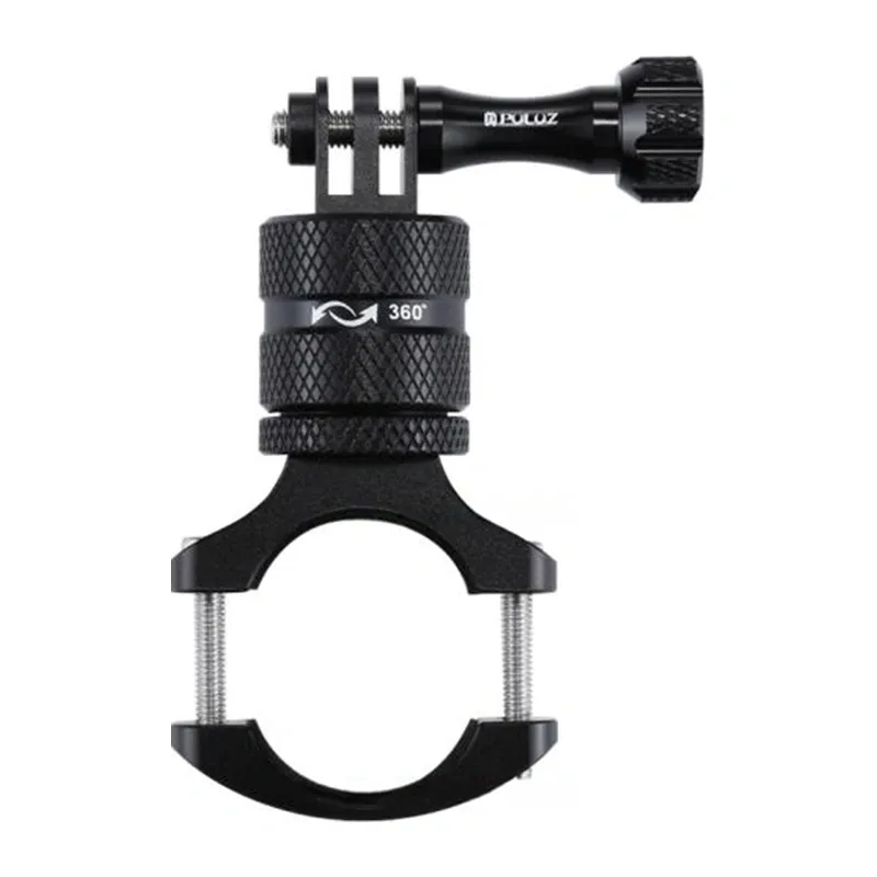 Uchwyt PULUZ 360 Degree Rotation Do Kierownicy Aluminium - Czarny