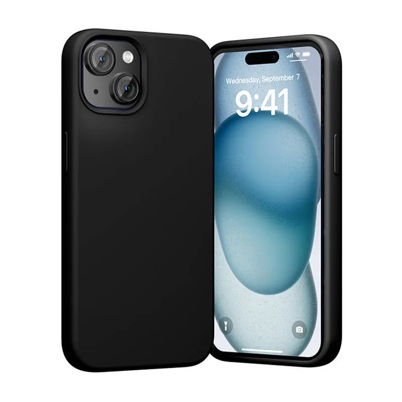 Etui Silikonowe VENTION KUFB0-20 Do IPhone 15 Plus - Czarne