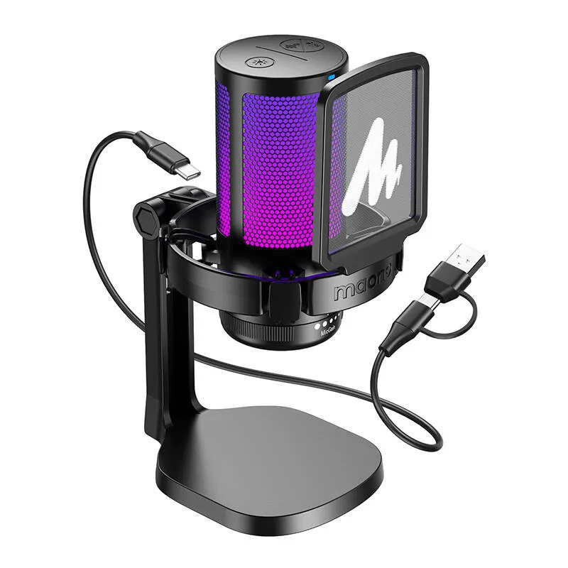 Mikrofon Gamingowy MAONO DGM20 Pojemnościowy USB - Czarny