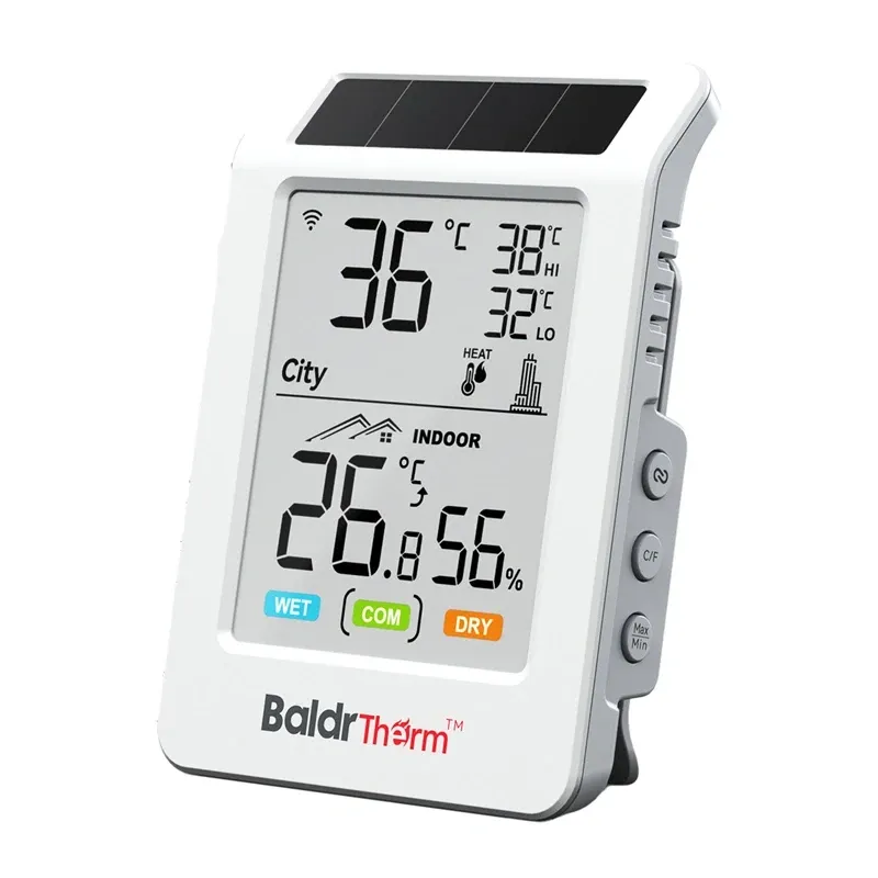 Termohigrometr RAINPOINT BALDRTHERM HCS596WB Wi-Fi Słoneczny