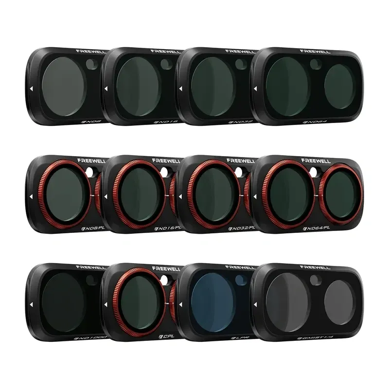 Zestaw Filtrów FREEWELL INSTA360 LUNA Ultra 12 szt. Magnetyczne
