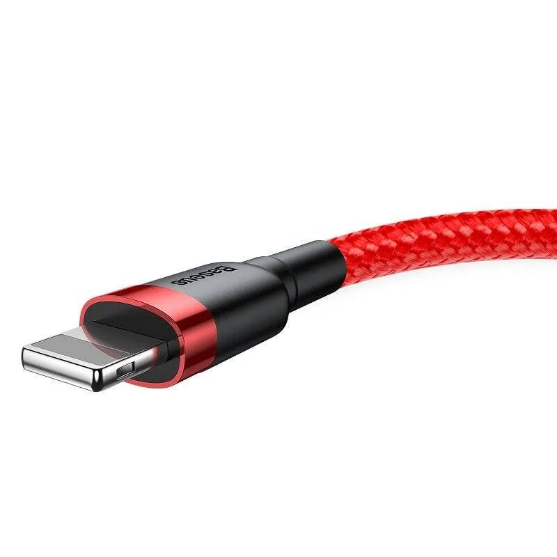 Kabel BASEUS Cafule USB-A Do Lightning 0.5m - Czerwony