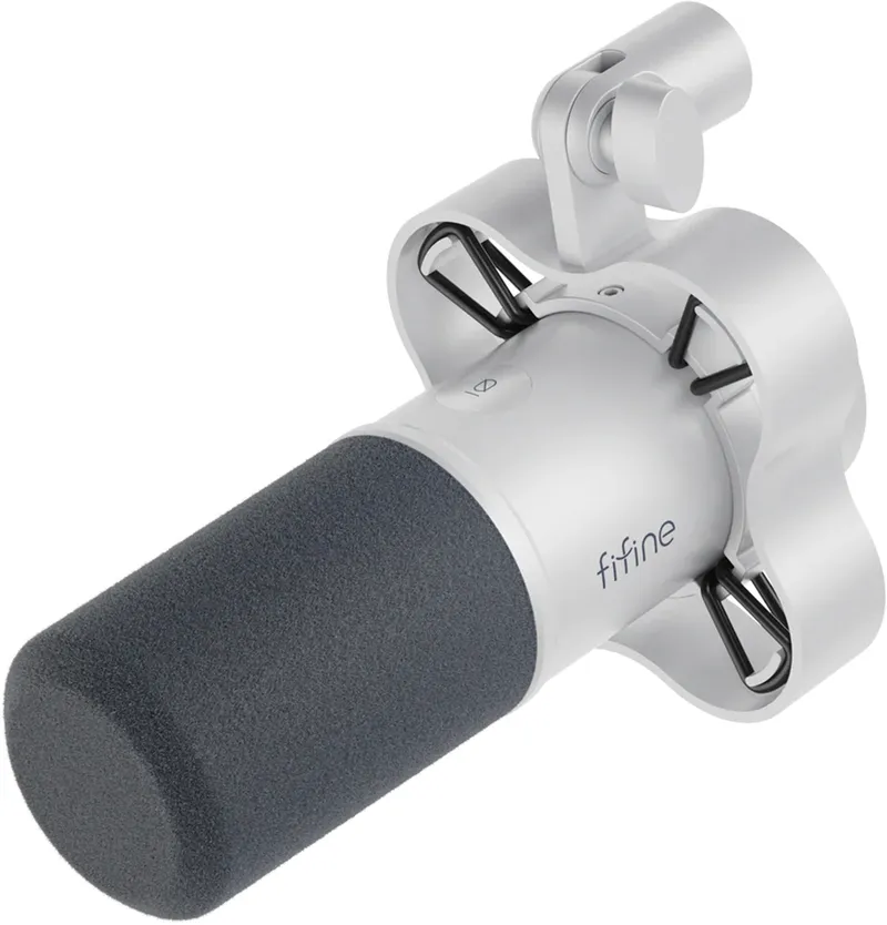 Mikrofon Dynamiczny FIFINE K688W USB-C/XLR - Biały