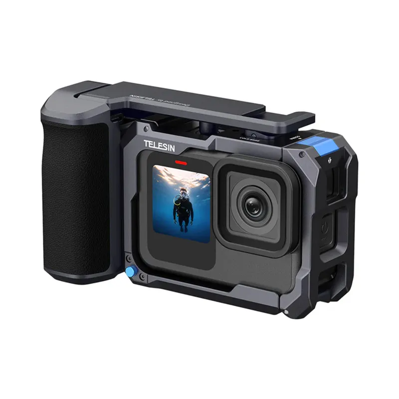 Zestaw StreetGrip TELESIN GoPro Hero 9-13 Z Klatką