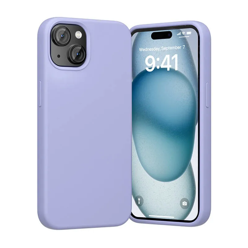 Etui Silikonowe VENTION KUFV0-20 Do IPhone 15 Plus - Fioletowe