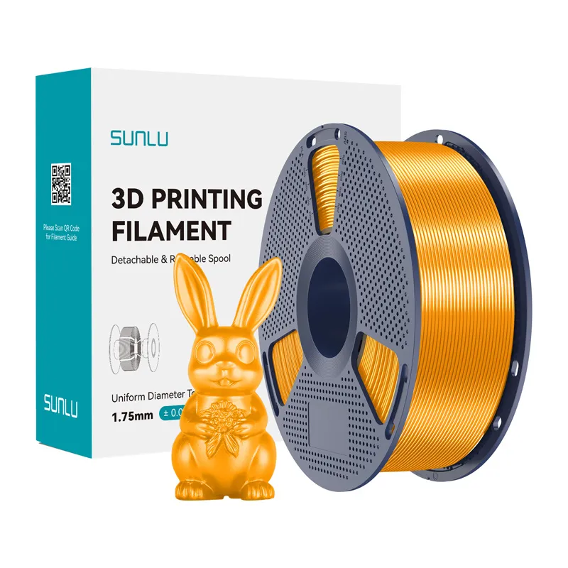 Filament SUNLU PLA+ Silk 1.75mm 1kg - Mosiężny