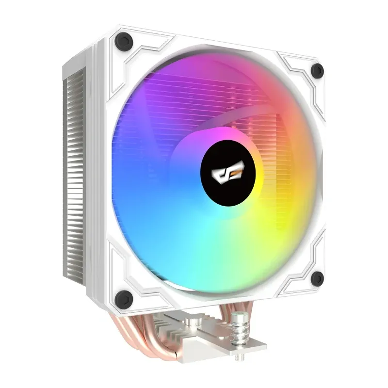 Chłodzenie CPU DARKFLASH M400 ARGB TDP 200W Wyświetlacz - Białe