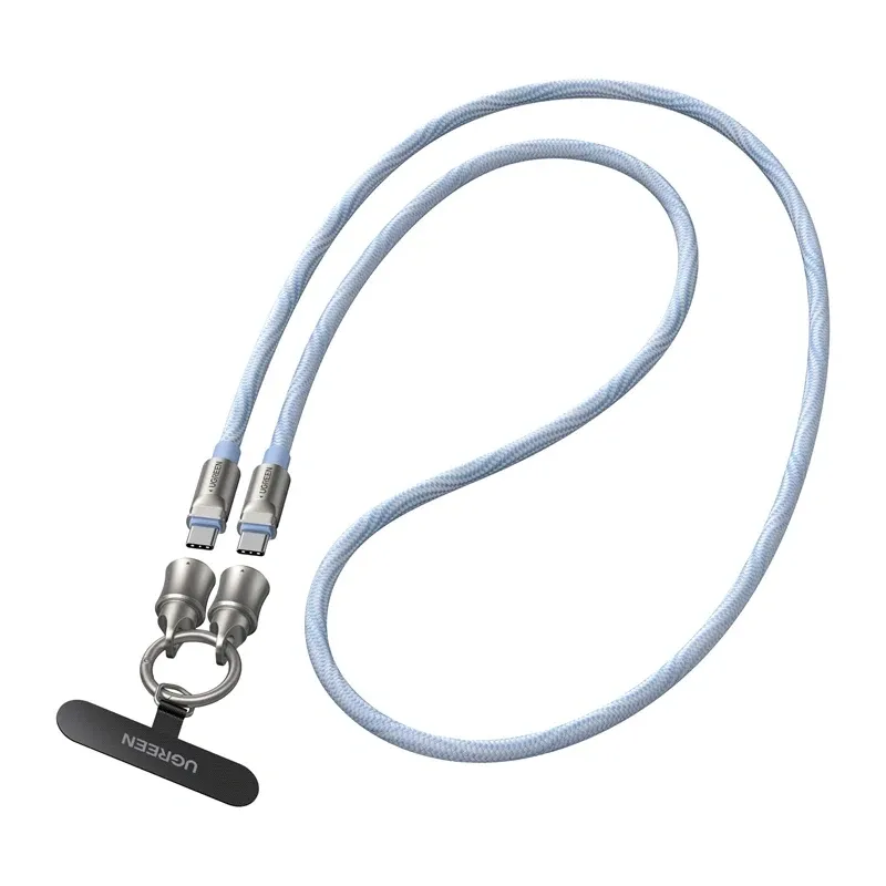 Kabel USB-C UGREEN L508 1.2m 60W - Niebieski