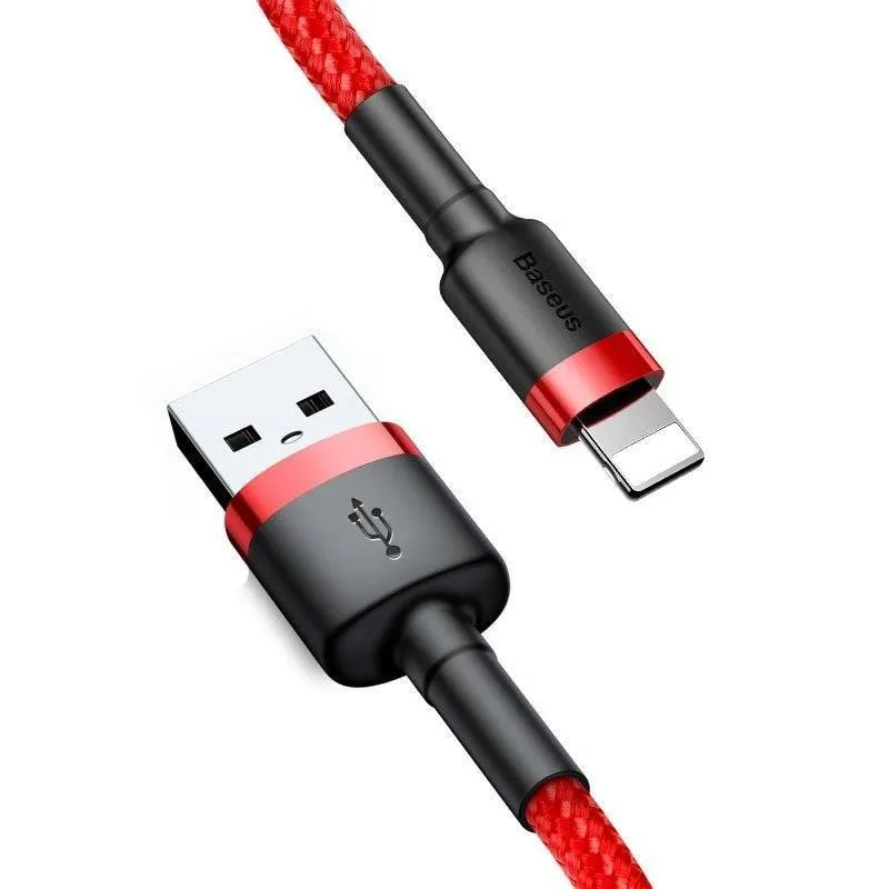 Kabel BASEUS Cafule USB-A Do Lightning 0.5m - Czerwony