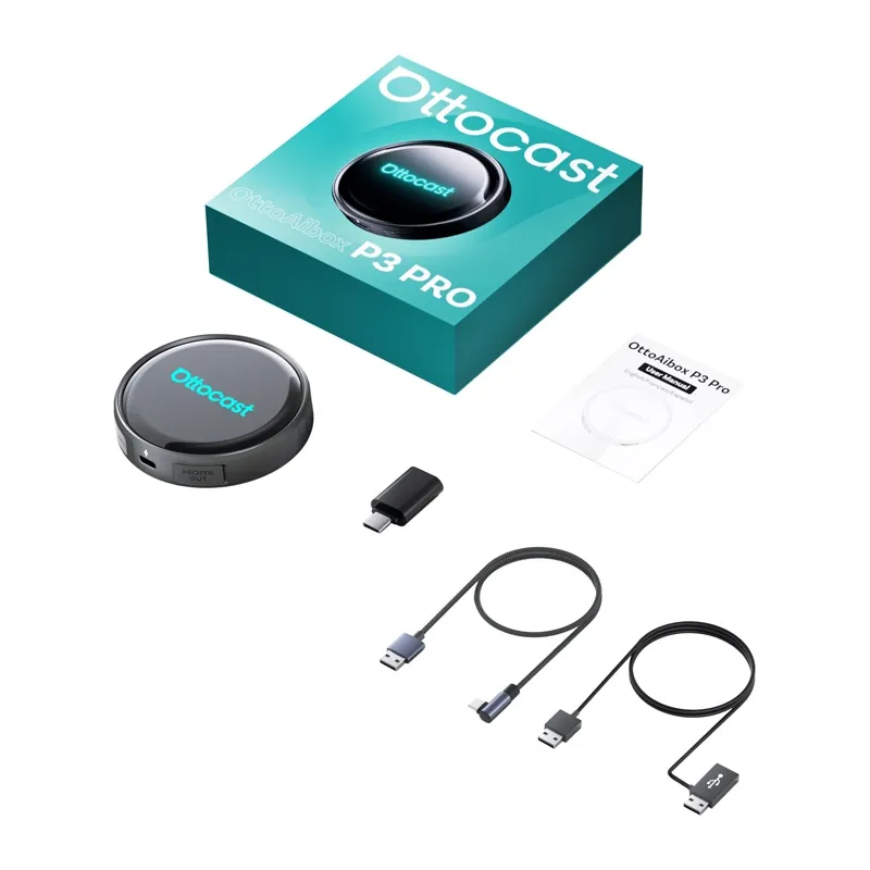Bezprzewodowy Adapter OTTOCAST OTTOAIBOX P3 Pro Android - USB-C