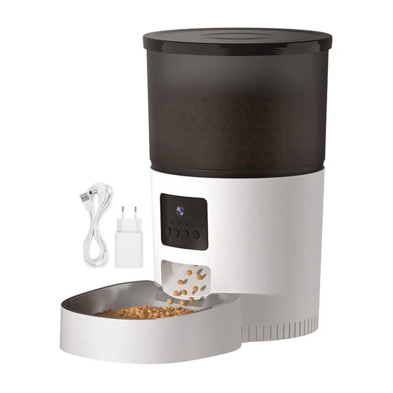 Dozownik Karmy Z Kamerą ROJECO Pet Feeder WIFI 3l