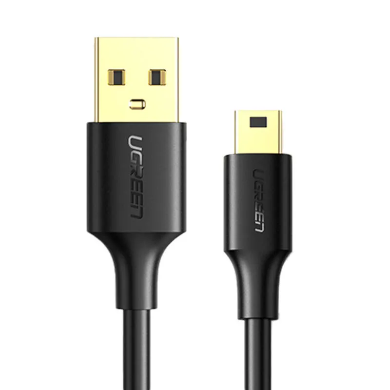 Kabel USB UGREEN US132 Mini USB 3m - Czarny