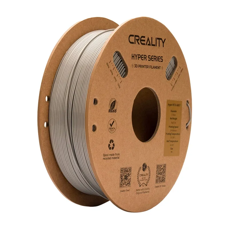 Filament CREALITY Hyper PETG Do Druku 3D Szybkość Do 300 Mm/S - Szary