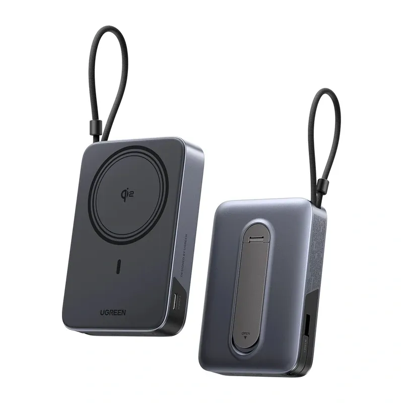 Powerbank UGREEN PB568 10000mAh 30W Magnetyczny - Szary