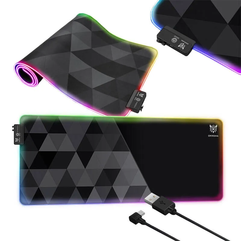 Podkładka Pod Mysz ONIKUMA MP006 RGB - Czarna