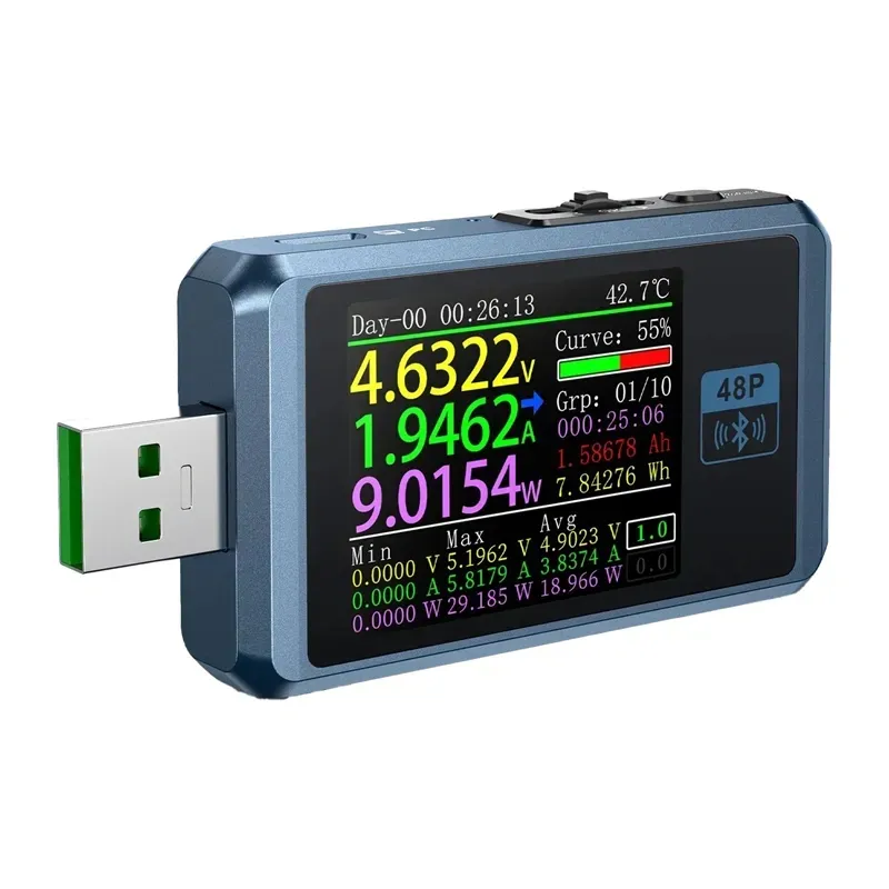 Tester Portu USB Z Bluetooth FNIRSI FNB48P BT Do 6,5A