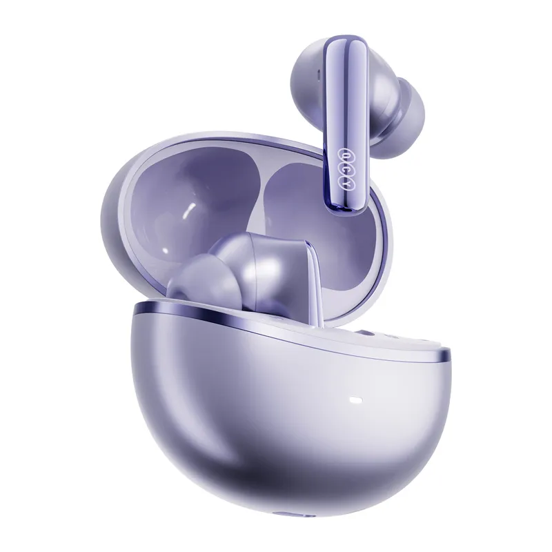 Słuchawki TWS QCY MeloBuds N70 Bluetooth 6.0 ANC - Fioletowe