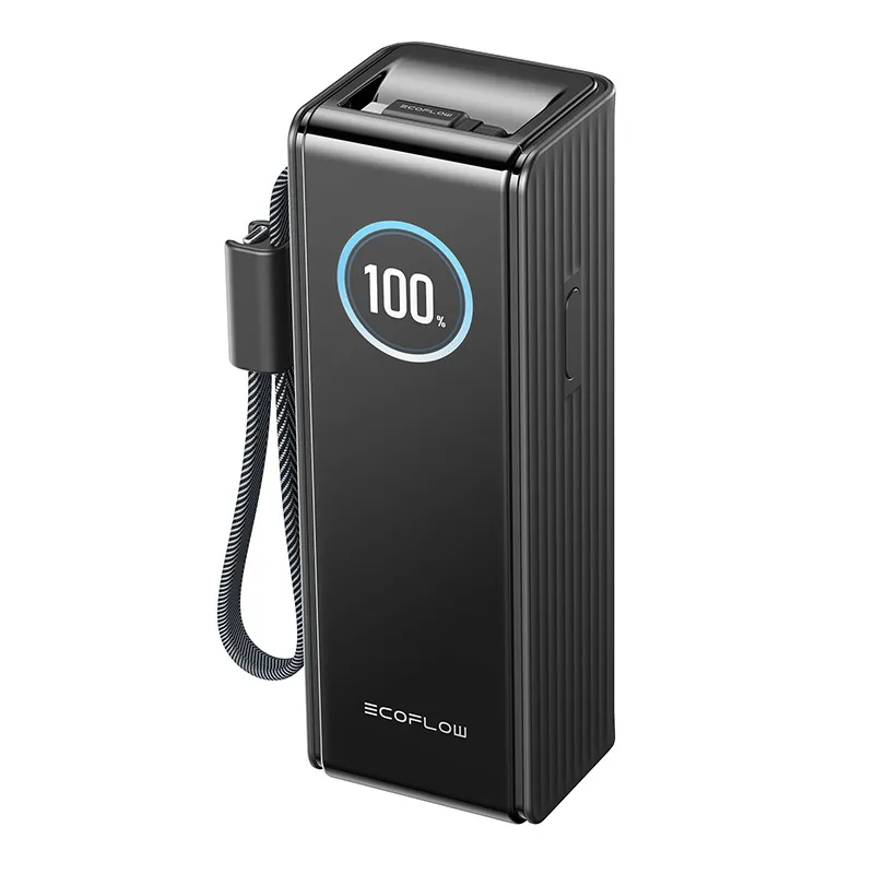 Powerbank ECOFLOW RAPID 25000mAh 170W Wbudowane Kable - Srebrny