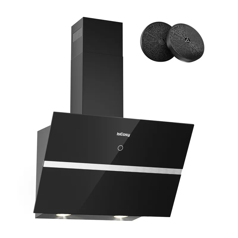 Okap Kuchenny ISEASY TV1360D4-CC-I2 524 M³/H - Czarny