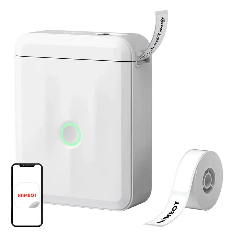 Drukarka Etykiet NIIMBOT D110M Przenośna 12mm Bluetooth - Biała