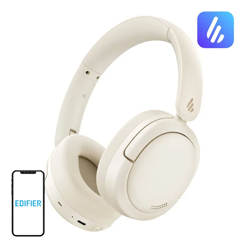 Słuchawki Nauszne EDIFIER W800BT Pro ANC USB-C - Beżowe