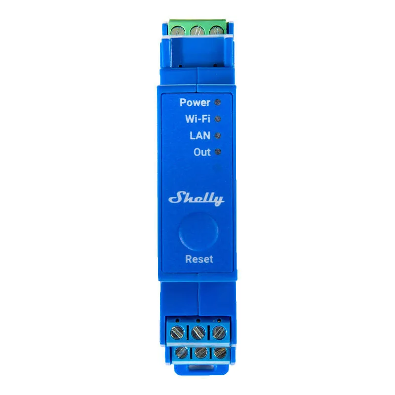 Przekaźnik DIN SHELLY Pro 1 Wi-Fi Bluetooth 16A