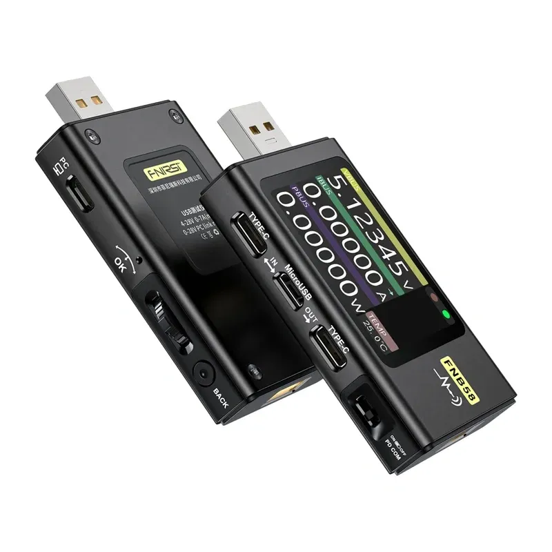 Tester Portu USB FNIRSI FNB58 - Czarny