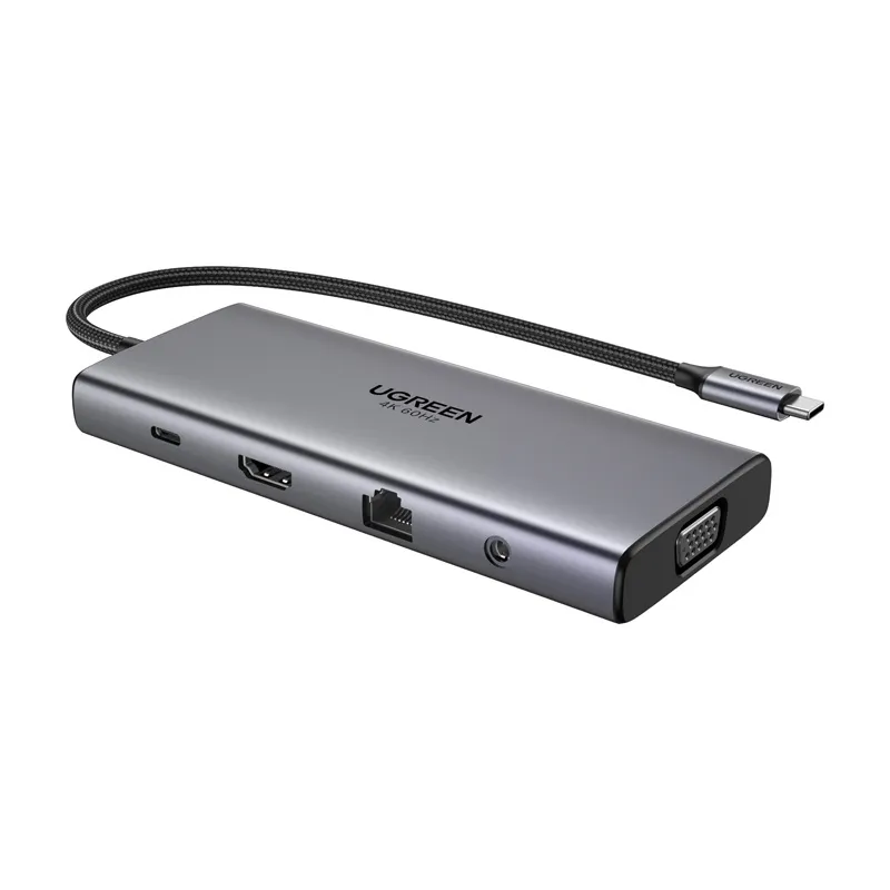Hub USB-C UGREEN CM639 11-PORTOWY Pd 100W