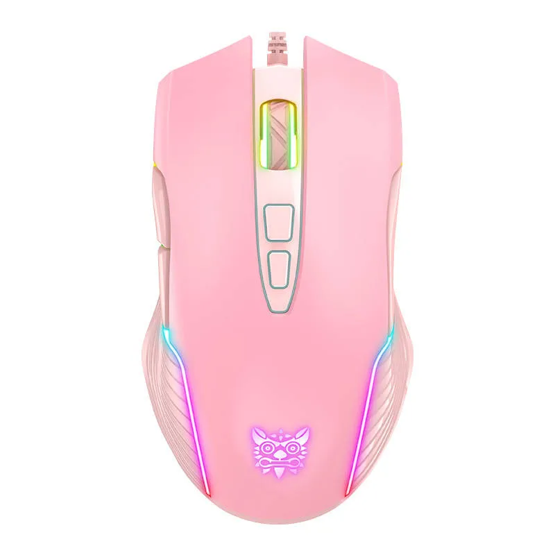 Mysz Gamingowa ONIKUMA CW905 6 Poziomów DPI - Różowa
