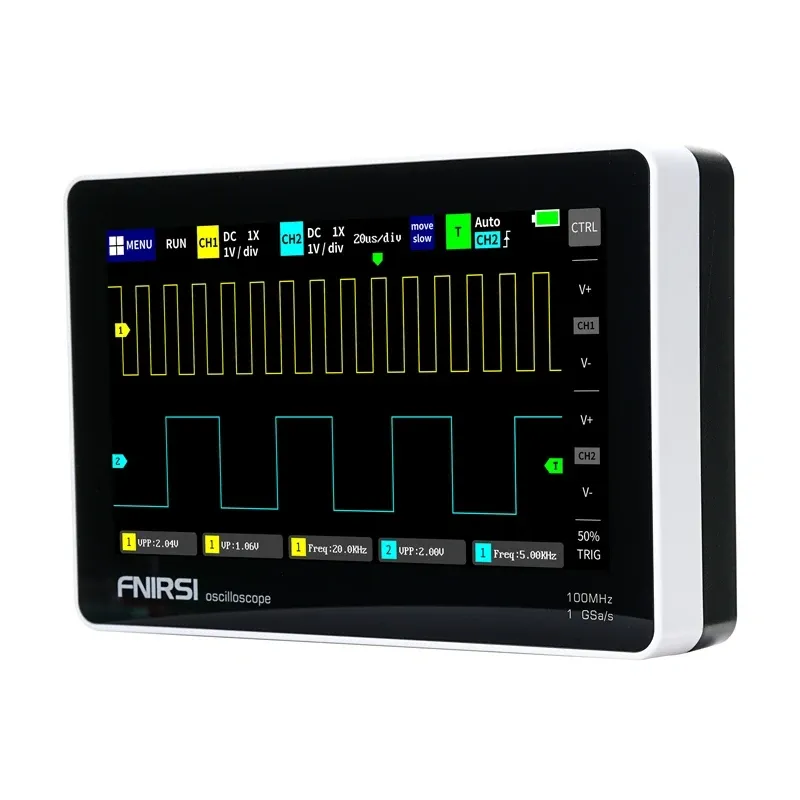 Oscyloskop Przenośny FNIRSI 1013D 100MHZ 7 Cali Ekran Dotykowy