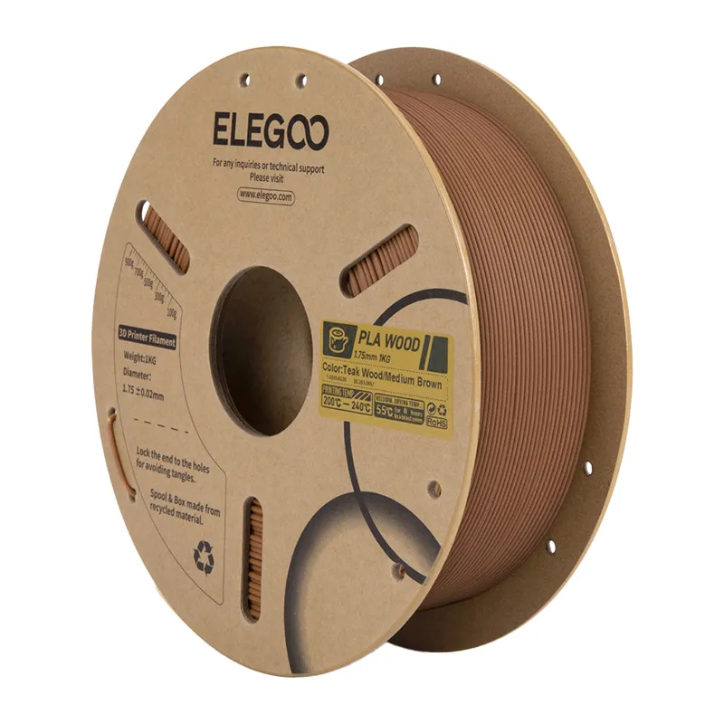 Filament PLA Wood ELEGOO HYPER PLA 1,21 G/CM³ - Dąb Indyjski