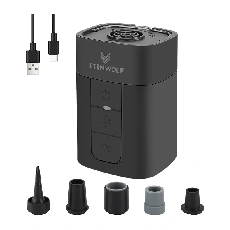 Pompka Elektryczna ETENWOLF AIR 5 Pro 10400mAh - Czarna