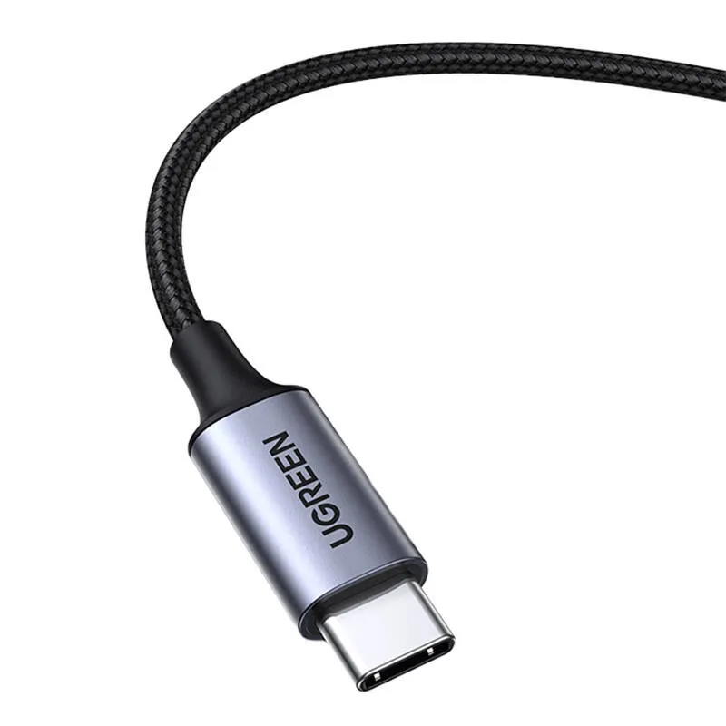 Kabel USB-C UGREEN CM450 Do Mini Jack 3.5mm AUX 1m - Czarny