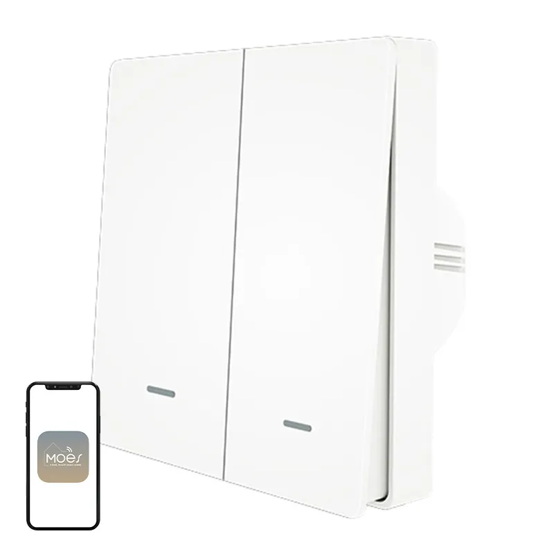 Włącznik Światła MOES ZS-B-EU2 ZigBee 2-KANAŁOWY