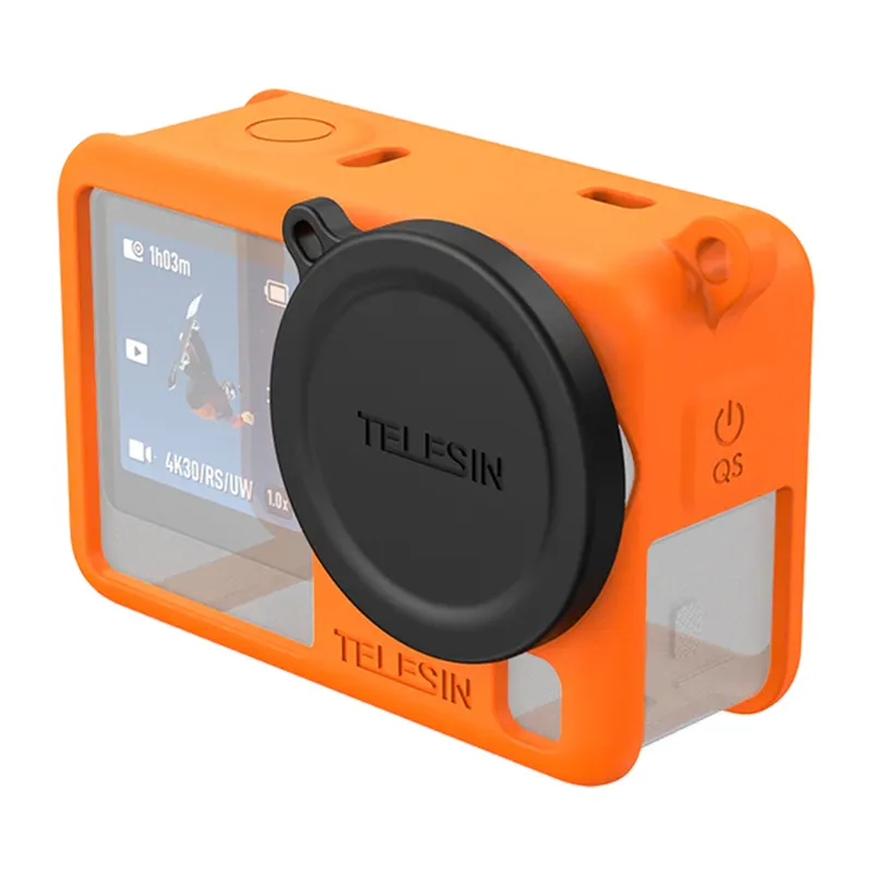Etui Ochronne TELESIN Dla DJI Osmo Action 6 - Pomarańczowe